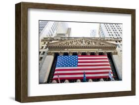 Wall Street - New York stock exchange - Manhattan - NYC - United States-Philippe Hugonnard-Framed Photographic Print