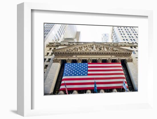 Wall Street - New York stock exchange - Manhattan - NYC - United States-Philippe Hugonnard-Framed Photographic Print