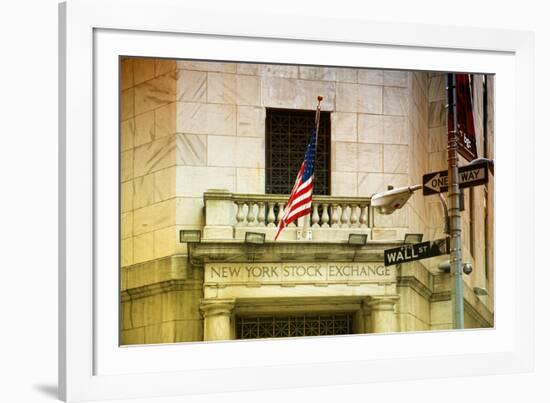 Wall Street - New York stock exchange - Manhattan - NYC - United States-Philippe Hugonnard-Framed Photographic Print