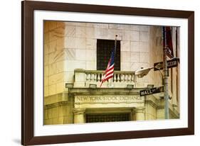 Wall Street - New York stock exchange - Manhattan - NYC - United States-Philippe Hugonnard-Framed Photographic Print