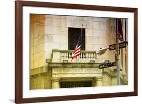 Wall Street - New York stock exchange - Manhattan - NYC - United States-Philippe Hugonnard-Framed Photographic Print