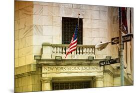 Wall Street - New York stock exchange - Manhattan - NYC - United States-Philippe Hugonnard-Mounted Photographic Print