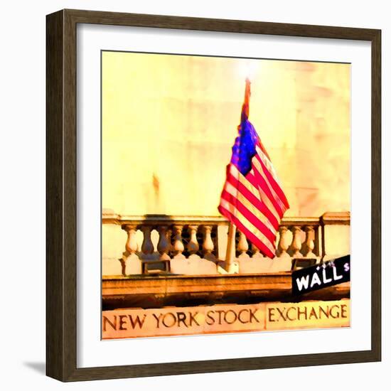 Wall Street, New York-Tosh-Framed Art Print