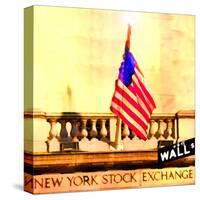 Wall Street, New York-Tosh-Stretched Canvas