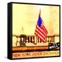 Wall Street, New York-Tosh-Framed Stretched Canvas