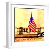 Wall Street, New York-Tosh-Framed Art Print