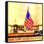 Wall Street, New York-Tosh-Framed Stretched Canvas