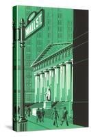 Wall Street Poster-null-Stretched Canvas