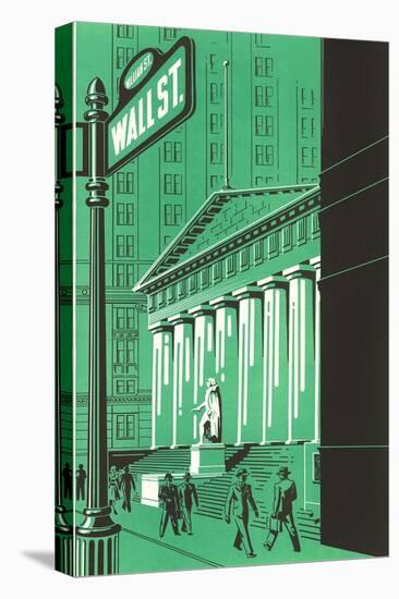 Wall Street Poster-null-Stretched Canvas