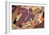 Wall Street Rampage-A Richard Allen-Framed Giclee Print