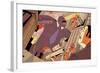 Wall Street Rampage-A Richard Allen-Framed Giclee Print