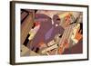 Wall Street Rampage-A Richard Allen-Framed Giclee Print