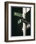 Wall Street Sign, New York City, New York State, USA-Walter Rawlings-Framed Photographic Print