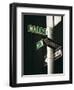 Wall Street Sign, New York City, New York State, USA-Walter Rawlings-Framed Photographic Print