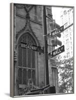 Wall Street Signs-Chris Bliss-Framed Photographic Print