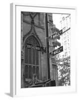 Wall Street Signs-Chris Bliss-Framed Photographic Print