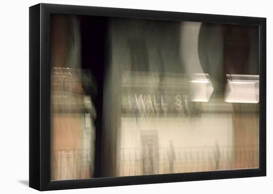 Wall Street Subway Station NYC-null-Framed Poster
