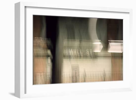 Wall Street Subway Station NYC-null-Framed Photo