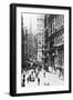 Wall Street, West-null-Framed Art Print