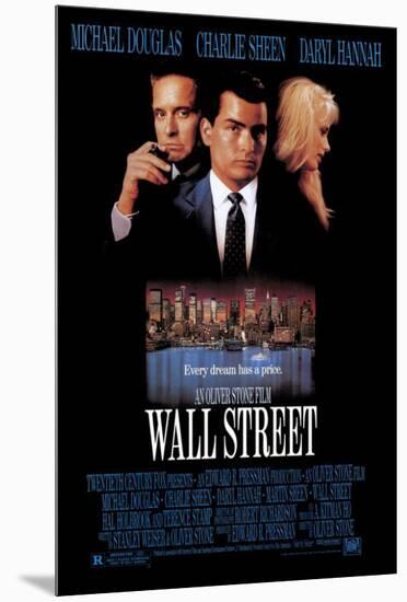 Wall Street-null-Mounted Poster