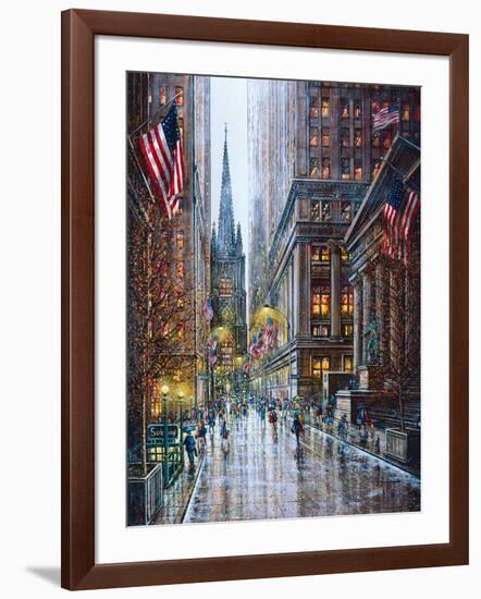 Wall Street-Guy Dessapt-Framed Art Print