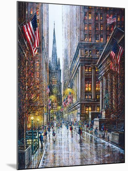 Wall Street-Guy Dessapt-Mounted Giclee Print