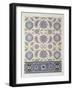 Wall Tiles from the Palace of Ismayl-Bey, from 'Arab Art as Seen Through the Monuments of Cairo-Emile Prisse d'Avennes-Framed Giclee Print