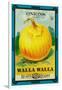 Walla Walla - Onion Seed Packet-Lantern Press-Framed Art Print