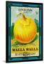 Walla Walla - Onion Seed Packet-Lantern Press-Framed Art Print