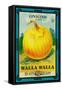 Walla Walla - Onion Seed Packet-Lantern Press-Framed Stretched Canvas