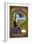 Walla Walla, Washington - Pinot Noir-Lantern Press-Framed Art Print