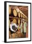 Walla Walla, Washington - Wine Barrels-Lantern Press-Framed Art Print