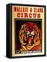 Wallace & Clark Cirbus - Giant Siberian Tigers Poster, Circa 1945-null-Framed Stretched Canvas