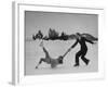 Wallace Diestelmeyer and Suzanne Morrow Figure Skating at the Winter Olympics-null-Framed Premium Photographic Print