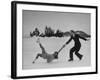 Wallace Diestelmeyer and Suzanne Morrow Figure Skating at the Winter Olympics-null-Framed Premium Photographic Print