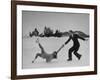 Wallace Diestelmeyer and Suzanne Morrow Figure Skating at the Winter Olympics-null-Framed Premium Photographic Print