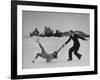 Wallace Diestelmeyer and Suzanne Morrow Figure Skating at the Winter Olympics-null-Framed Premium Photographic Print