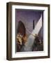 Wallace Draws the King's Sword-Newell Convers Wyeth-Framed Giclee Print