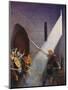 Wallace Draws the King's Sword-Newell Convers Wyeth-Mounted Giclee Print