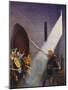 Wallace Draws the King's Sword-Newell Convers Wyeth-Mounted Giclee Print