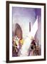 Wallace Draws the King's Sword-Newell Convers Wyeth-Framed Art Print