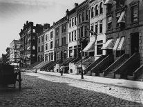 Workmen Erecting the Elevated Railroad Tracks on Atlantic Ave-Wallace G^ Levison-Premium Photographic Print