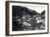 Wallace, Idaho - General View of Town-Lantern Press-Framed Art Print