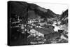 Wallace, Idaho - General View of Town-Lantern Press-Stretched Canvas