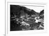 Wallace, Idaho - General View of Town-Lantern Press-Framed Art Print