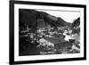 Wallace, Idaho - General View of Town-Lantern Press-Framed Art Print