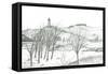 Wallace Monument; 2007;-Vincent Alexander Booth-Framed Stretched Canvas