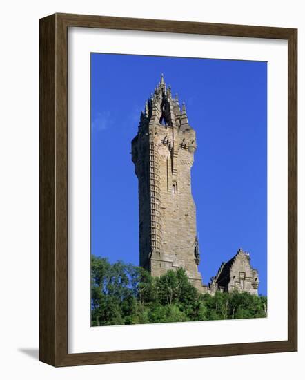 Wallace Monument, Stirling, Central, Scotland, United Kingdom, Europe-Thouvenin Guy-Framed Photographic Print