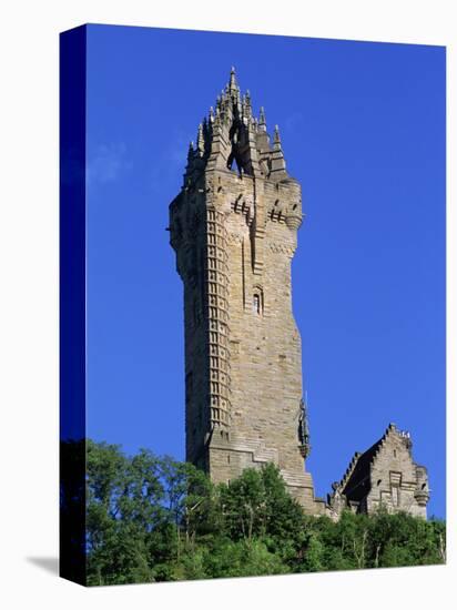 Wallace Monument, Stirling, Central, Scotland, United Kingdom, Europe-Thouvenin Guy-Stretched Canvas