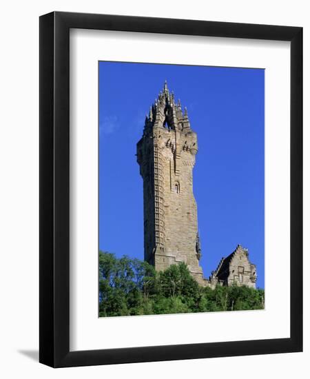 Wallace Monument, Stirling, Central, Scotland, United Kingdom, Europe-Thouvenin Guy-Framed Premium Photographic Print